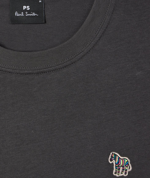 Reg Fit SS T Shirt Zebra - Slate