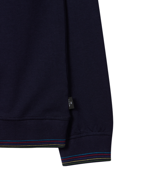 LS 1/2 Zip Reg Fit Sweat - Dark Navy