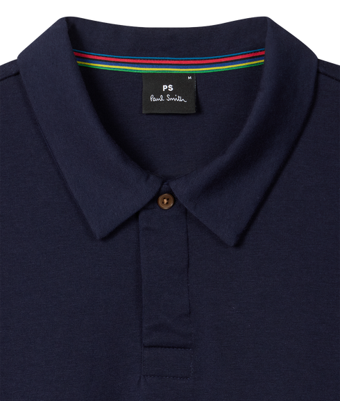 LS Reg Fit Polo Shirt - Dark Navy