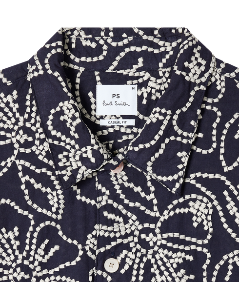 Casual Fit SS Shirt - Dark Navy