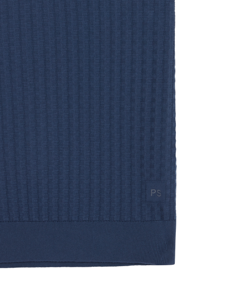 Sweater Ss Polo - Indigo