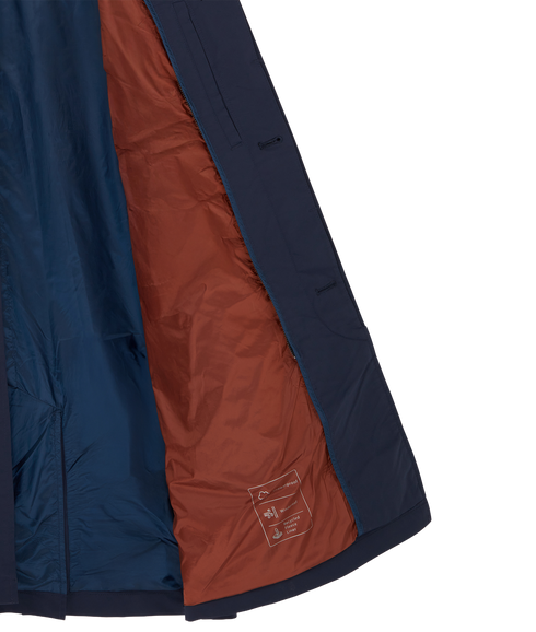 Zip Coat Removable Lining - Dark Navy