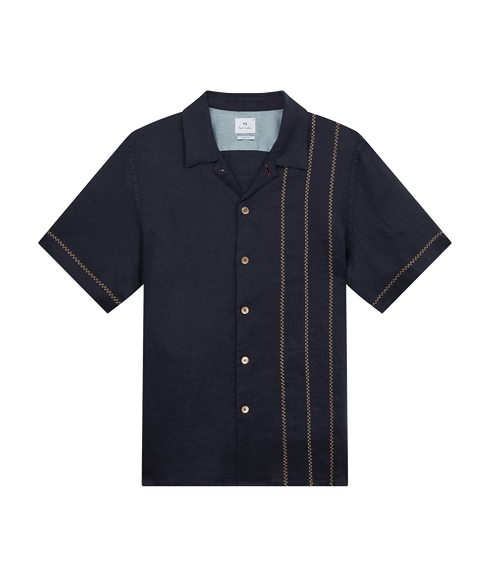 Casual Fit SS Shirt - Dark Navy