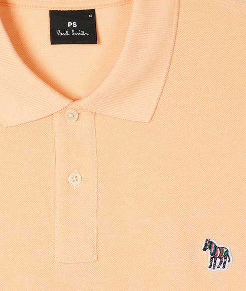 Reg Fit Polo Shirt Zebra - Orange