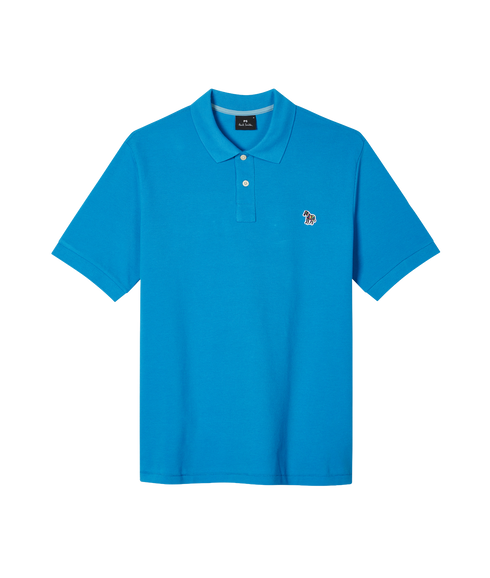 Reg Fit Polo Shirt Zebra - Blue