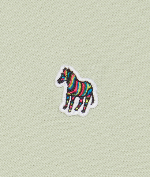 Reg Fit SS Polo Shirt Zebra - Green