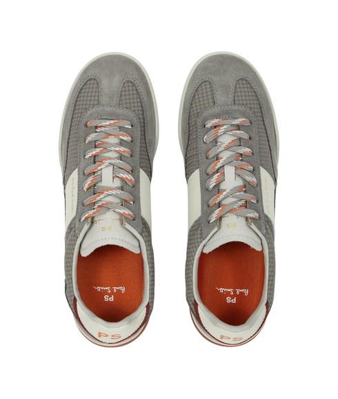 Dover Grey Nylon Mix Trainers - Grey