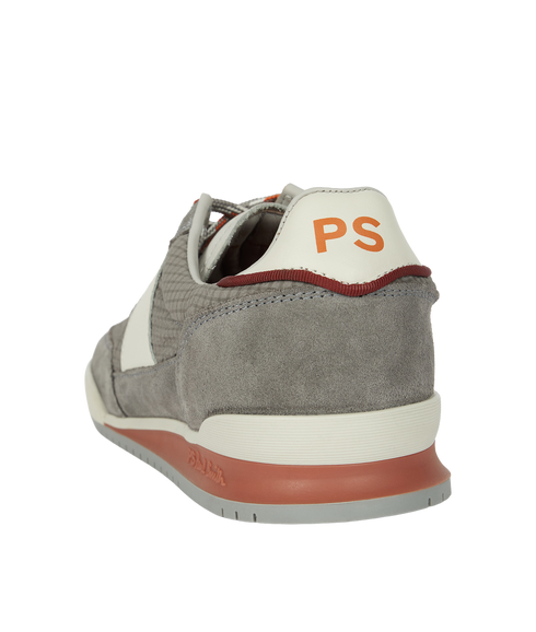 Dover Grey Nylon Mix Trainers - Grey