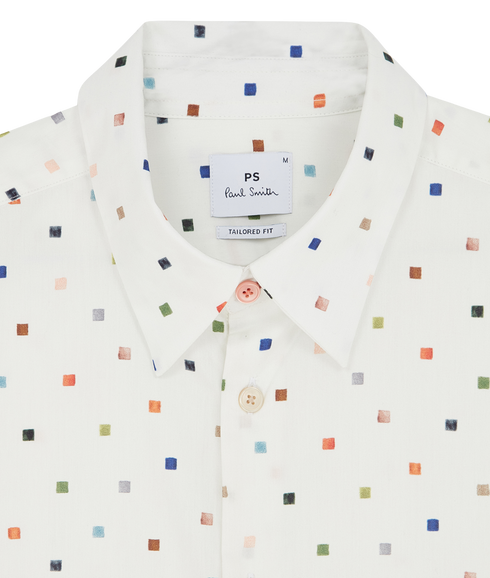Tailored Fit SS Shirt - Off White
