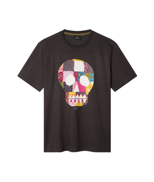 Reg Fit T-Shirt Fabric Skull - Slate
