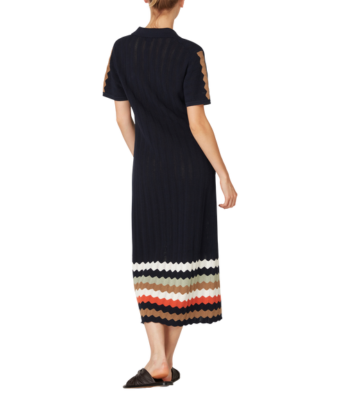 Knitted Dress - Dark Navy