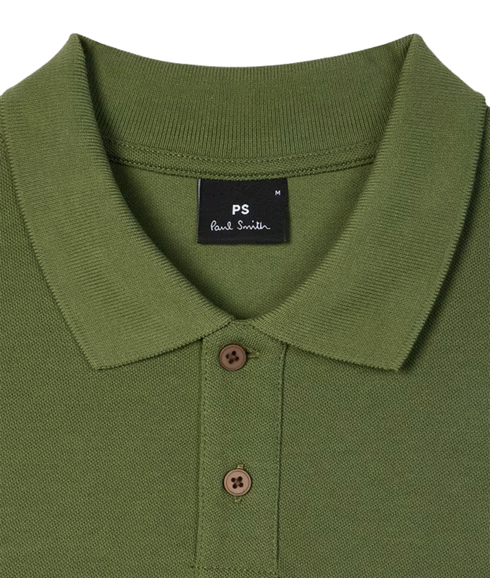 Reg Fit Ss Polo Shirt Zebra - Green