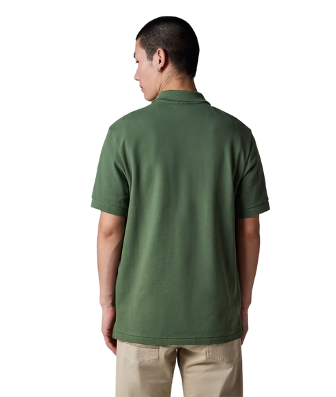 Reg Fit Ss Polo Shirt Zebra - Green