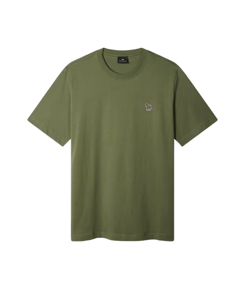 Reg Fit Zebra Ss T-Shirt - Green