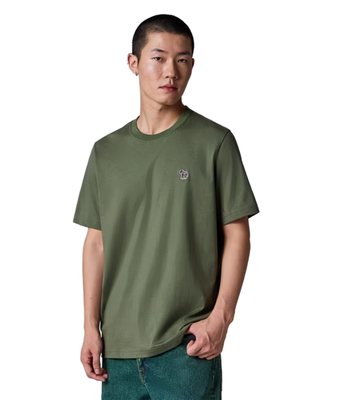 Reg Fit Zebra Ss T-Shirt - Green