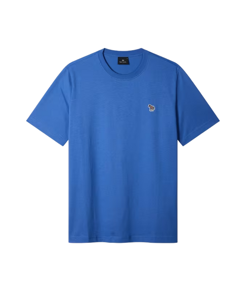 Reg Fit Zebra Ss T-Shirt - Blue