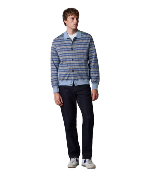 Btn Cardigan - Light Blue