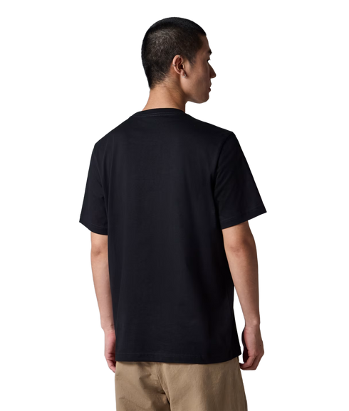 Reg Fit Slides Ss T Shirt - Black