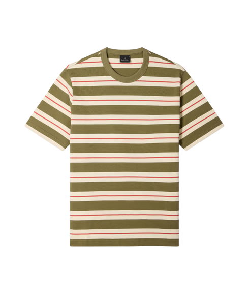 Reg Fit Ss T-Shirt - Olive Green