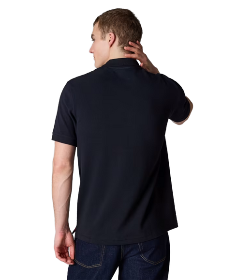 Reg Fit Ss Polo Shirt Zebra - Dark Navy