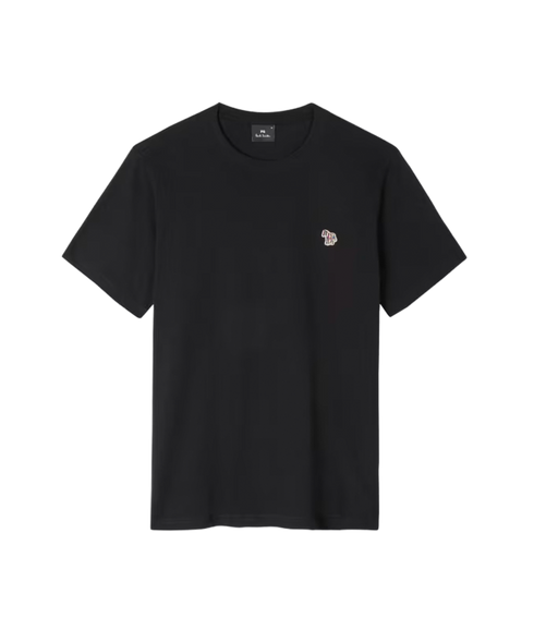 Reg Fit Zebra SS T-Shirt - Black