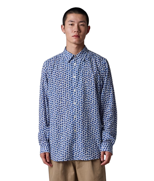 Ls Regular Fit Shirt - Very Dark Navy