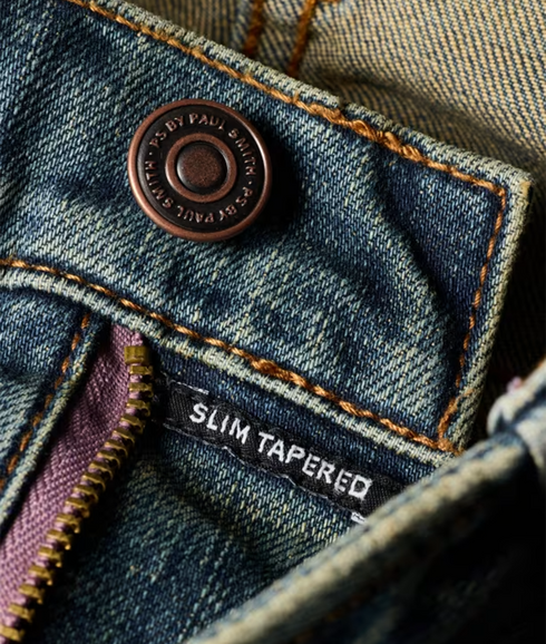 Slim Tapered Fit Jean - Blue