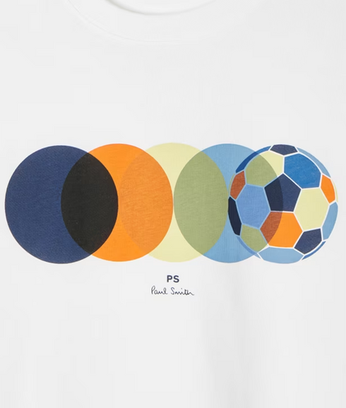 Reg Fit Football Ss T Shirt - White