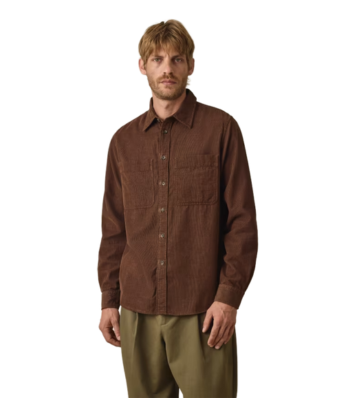 Casual Fit LS Shirt - Brown