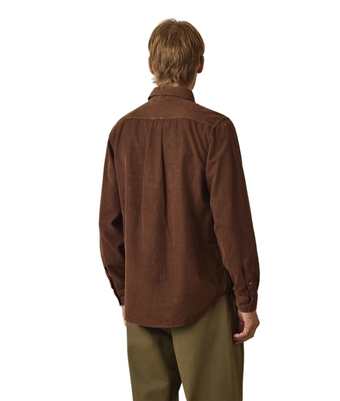 Casual Fit LS Shirt - Brown
