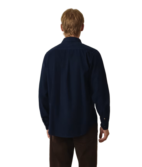 Regular Fit LS Shirt Bd - Very Dark Navy