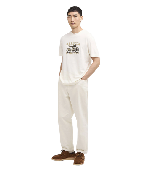 Shifter Graphic Print T-Shirt - Whisper White