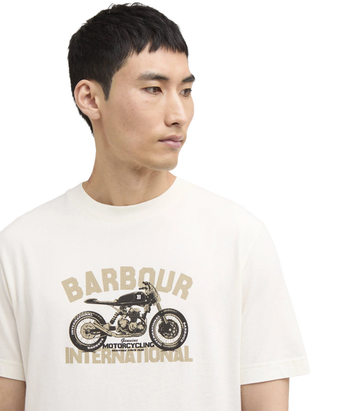 Shifter Graphic Print T-Shirt - Whisper White