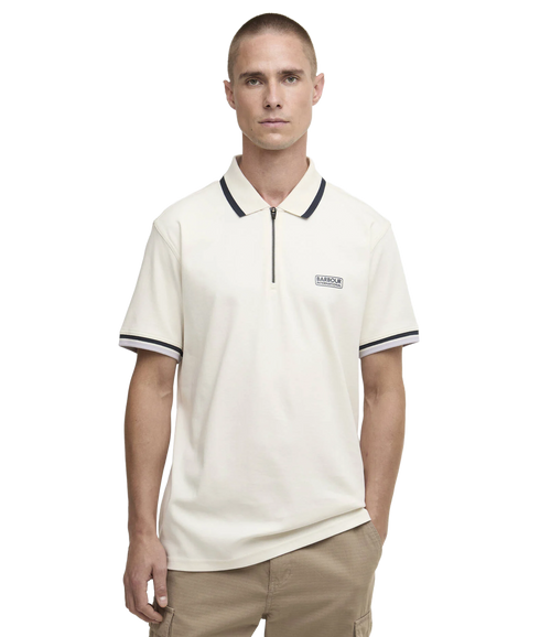 Panter Interlock Polo - Whisper White