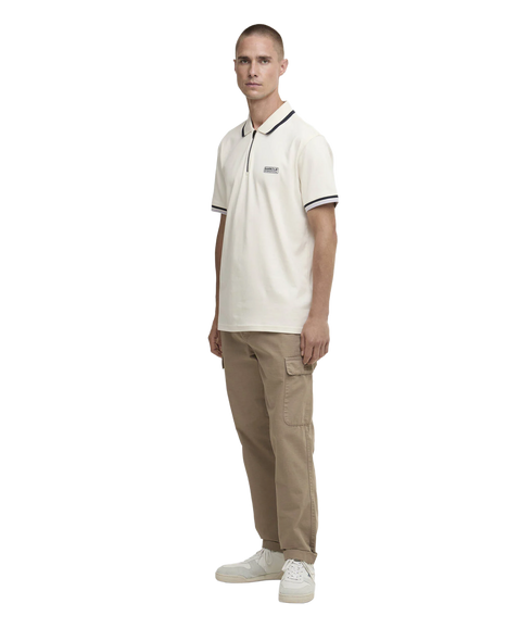 Panter Interlock Polo - Whisper White
