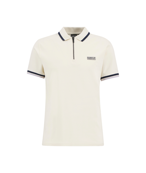 Panter Interlock Polo - Whisper White
