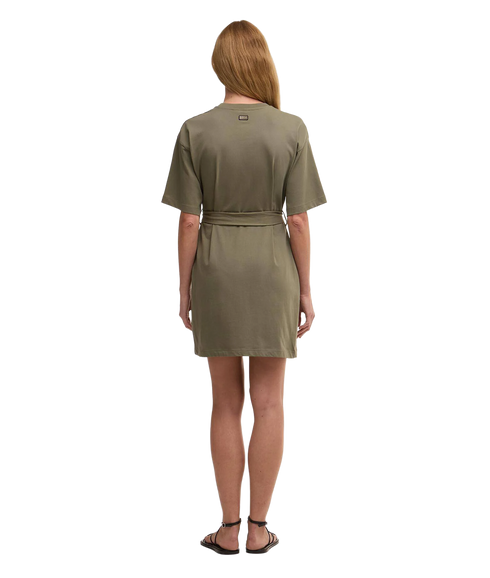 Uma Mini Dress - Dusky Khaki