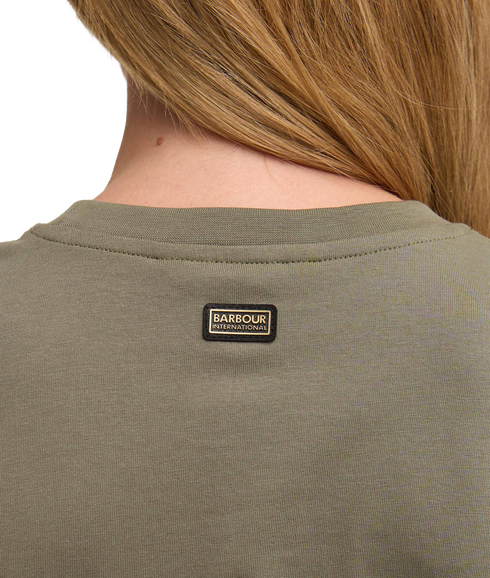 Uma Mini Dress - Dusky Khaki