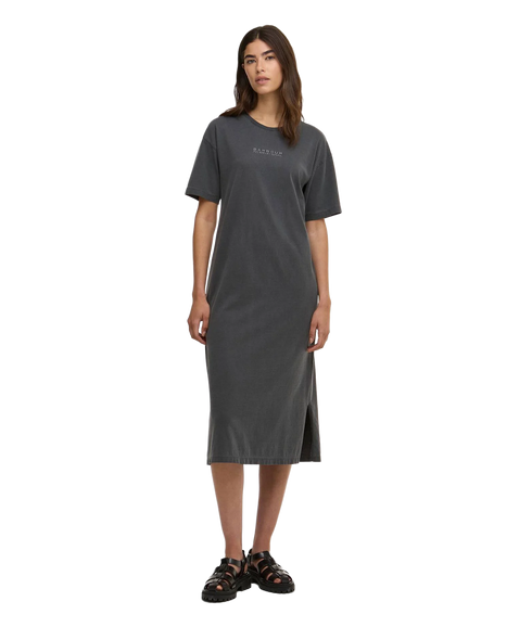 Lyra Midi Dress - Washed Black