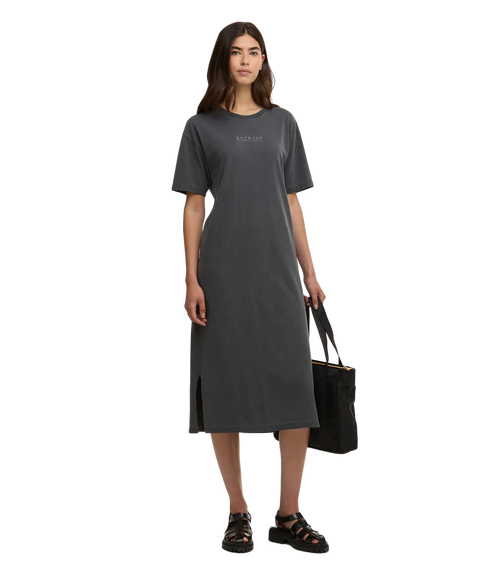 Lyra Midi Dress - Washed Black