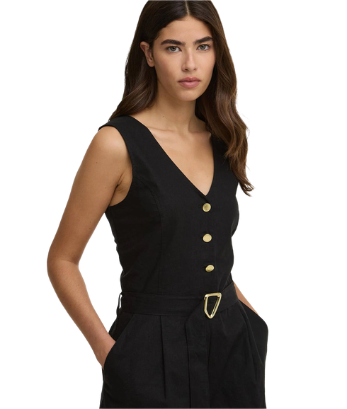 Adriana Playsuit - Black