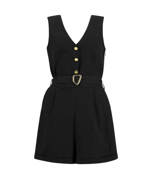 Adriana Playsuit - Black