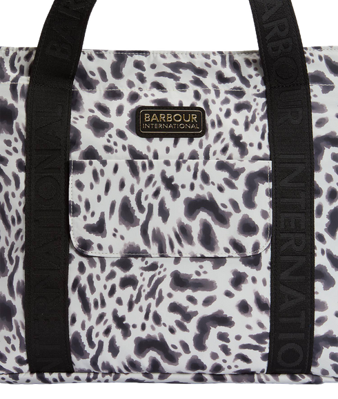 Boulevard Tote Bag - Bio Ink Leopard Print