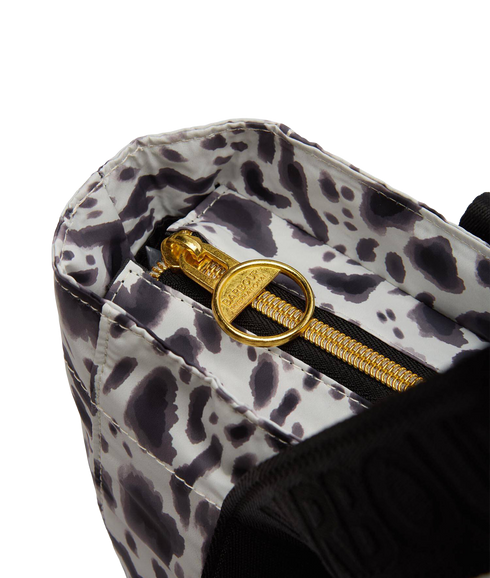 Boulevard Tote Bag - Bio Ink Leopard Print