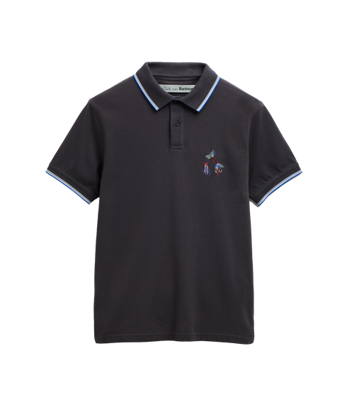 Barbour X Paul Smith Lure Polo - Dark Navy