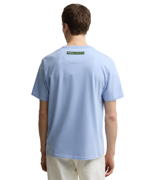 Barbour X Paul Smith Fishing Jacket T-Shirt - Mid Blue