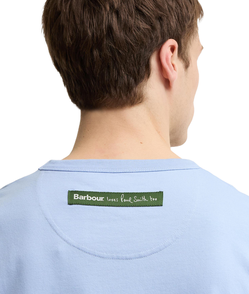 Barbour X Paul Smith Fishing Jacket T-Shirt - Mid Blue