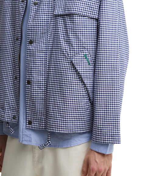 Barbour X Paul Smith Transport Shirt Casual Jacket - Navy/White