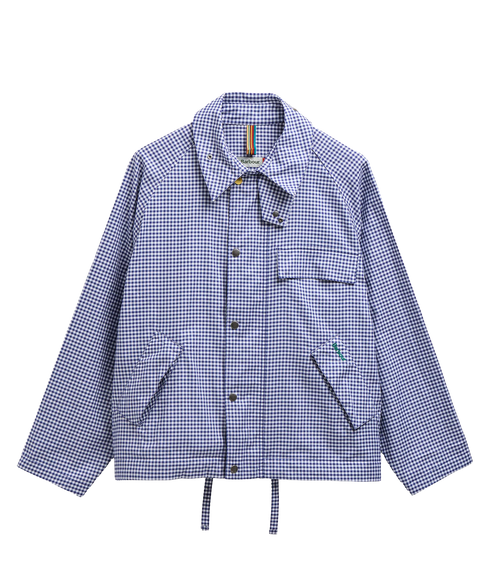 Barbour X Paul Smith Transport Shirt Casual Jacket - Navy/White