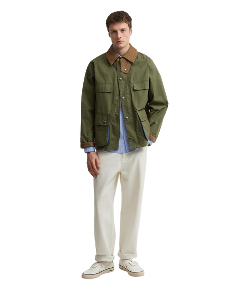 Barbour X Paul Smith Sugarlump Bedale Casual Jacket - Army